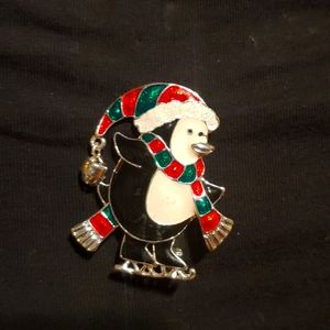 Ice skating penguin
